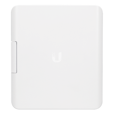 Gabinete de Exterior para Switch Ubiquiti USW-Flex con Montaje en Poste e Inyector PoE 60W