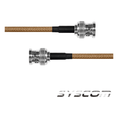 Jumper con Cable LP142 de 60 cm (23.62 pulgadas), con Conectores BNC Macho a BNC Macho.