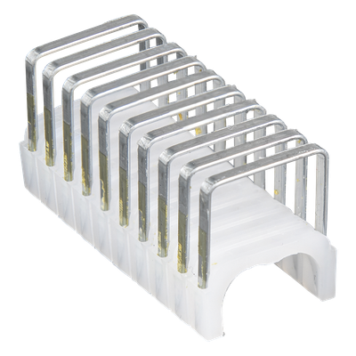 Paquete de 300 Grapas con Aislamiento, para Cables NM (RomexÆ) como 14/3, 14/3G, 12/3 y otros cables de hasta 11/32 x 19/32 (9 mm x 15 mm / 0.35 x 0.59 pulgadas).