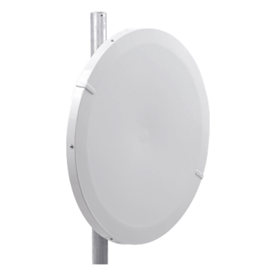Antena Direccional de Alto Rendimiento/ Parábola profunda para mayor aislamiento al ruido / 29 dBi / 4.9 - 6.4 GHz / Conector de guía de onda para radios B5x y C5x / Fácil Montaje y Soporte de acer