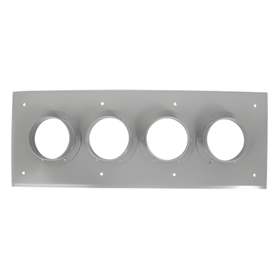Placas Pasamuro con Capacidad de 4 Botas de 4