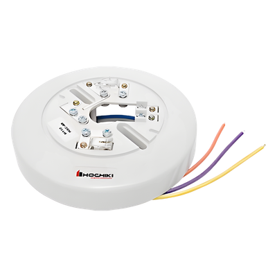 Base Para Detector Convencional Con Relevador, 6 \", 4 Hilos, 24 Vcd (0300-02030)