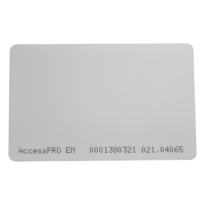 Tarjeta Proximidad / 125 kHz / EM4100 / 0.1 mm / Imprimible Doble Cara / 85.6 x 54 mm