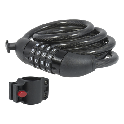 Candado de Cable de Combinación/ Longitud 120 cm / Nivel de seguridad 3/ Discos Programables.