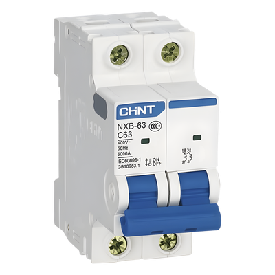 Pastilla para Riel Din, 2 Polos, 40 Amp, Vca:110/415v, 10kA, Catálogo: NXB632PC40.