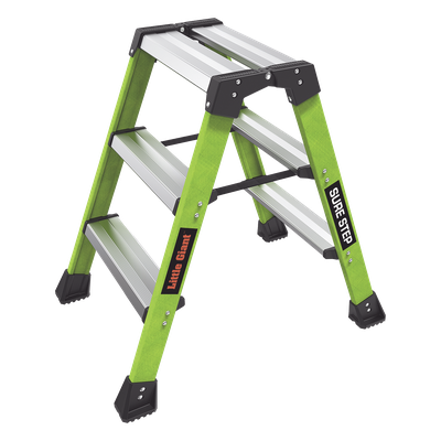 Escalera Plegable 2 Peldaños de Fibra de Vidrio / Tamaño 66 cm ( 2' 2\").