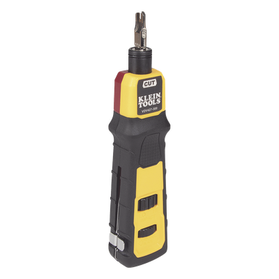 Herramienta Ponchadora de Impacto con Cuchilla para Paneles y Bloques de 66/110. Termina y Corta Cables CAT3, CAT5e y CAT6/6A en 1 paso
