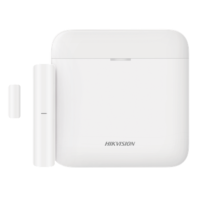 (AX PRO) KIT de Alarma AX PRO / Incluye: 1 Hub con batería de respaldo / 1 Contacto Magnético / Wi-Fi / Compatible con Hik-Connect P2P