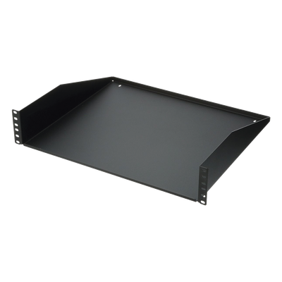 Charola para Soportar Equipos en Rack de 19\", con Capacidad de Carga de 30Kg, 2UR