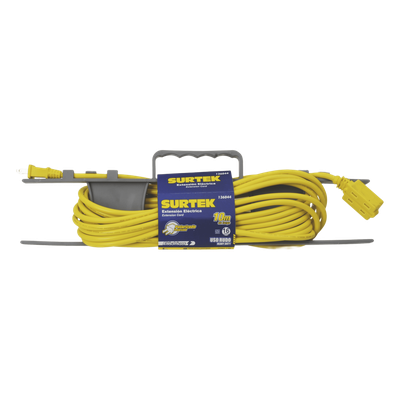 Extensión Eléctrica de Uso Rudo 6 metros / 127 V CA 10 A Máximo / Color Amarillo.