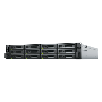 Unidad de Expansión RX1223RP | 12 Bahías HDD/SSD SATA 3.5\" o 2.5\" | Fuente de Alimentación Redundante | Compatible con Synology DSM | Plug-and-Play.