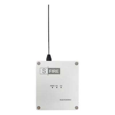 Receptor inalámbrico / 2500 metros de cobertura / 2 salidas de relevador tipo C
