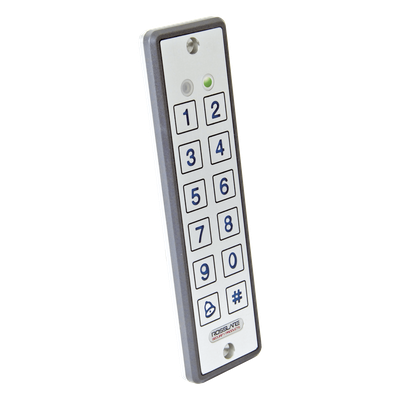 Lector ultra delgado de proximidad con teclado, capacidad de lectura de tarjetas de proximidad de 125 Khz (tipo EM y HID)