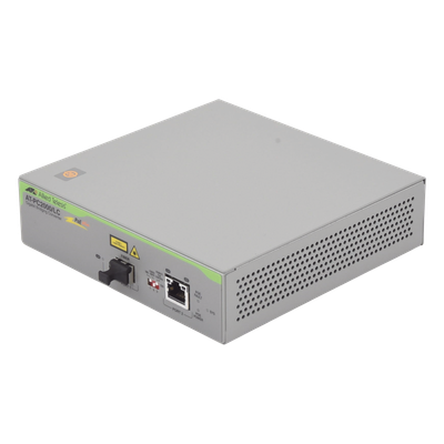 Convertidor de medios Gigabit Ethernet PoE+ a fibra óptica, conector LC, multimodo (MMF), distancia hasta 550 m