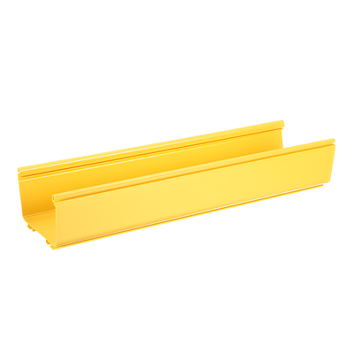 Canaleta para Cableado Estructurado / PVC Rígido / 6x4 Pulgadas / 3 m (9.8 ft) de Largo / Capacidad 3819 Cables / Color Amarillo