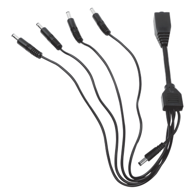 Cable con 5 Vías para Alimentar 4 Cámaras TurboHD y DVR TurboHD Epcom / Hikvision