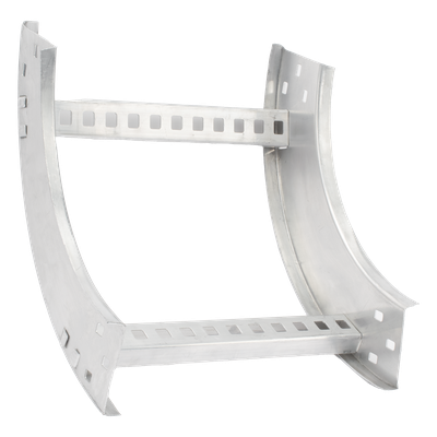 Curva Vertical Interior de Aluminio de 90° Perfil Z / Peralte 3 1/4\" / Ancho 12\" / Radio 8\" / Incluye Tornillería (CHVI90EZ314R8X12AK)