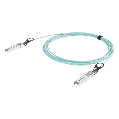 Cable AOC SFP+ de 1&10 Gbps a 1&10 Gbps / Cable de fibra óptica Activo / Longitud: 40 metros