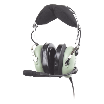 Auriculares con atenuación de ruido pasivo para radios aéreos en helicópteros