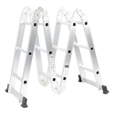 Escalera Multiposiciones de Aluminio de 3.52 Metros, Soporta 150 kg