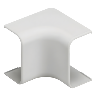 Esquinero interior, para uso con canaleta LD10, material ABS, Color Blanco Mate