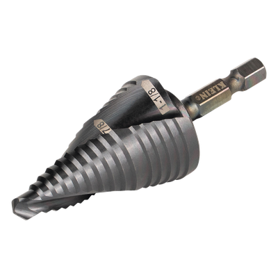 Broca Escalonada 12 en 1, de Liberación Rápida, Acanaladura en Espiral, produce Agujeros de 2-3 cm e Intermedios. 10x más Durable