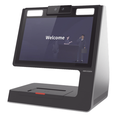 Terminal para Registro de Visitantes / Pantalla LCD de 10.1\" / Android / WiFi / Lectura de Tarjetas de Proximidad MIFARE