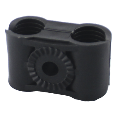 Paquete de 10 Sujetadores Plasticos Para Cable Coaxial de 1/2\"