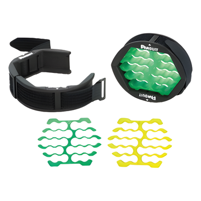Herramienta Para Peinado y Organización de Cables, Incluye Organizador Verde Para Diámetros de Cables de 4.6 a 6.3 mm (0.18 a 0.25 Pulgadas) y Amarillo Para 5.9 a 7.9 mm (0.23 a 0.31 Pulgadas)