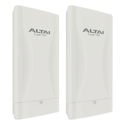 Kit de 2 Unidades del Punto de Acceso WiFi 6 con Antena Sectorial de 80° de Apertura, Cobertura de Hasta 600 m, MIMO 2x2, Doble Banda, Hasta 574 Mbps en 2.4 GHz y Hasta 2402 Mbps en 5 GHz, Administ