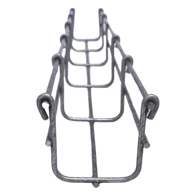 Charola Bimetálica Tipo Malla 66/50 mm, Ideal Para Utilizarse al Exterior o Zonas Húmedas, Hasta 53 Cables Cat6, Tramo de 3 Metros