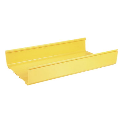 Canaleta FiberRunner™ 12X4, de PVC Rígido, Color Amarillo, 1.8 m de Largo
