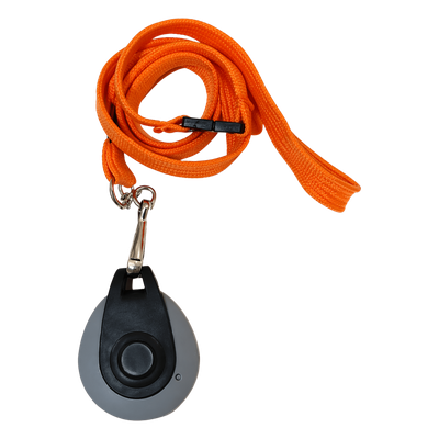 Colgante con Botón de Alarma Inalámbrico NX0130/B / Radio Frecuencia 868.30 MHz / Comunicación Bidireccional / Alcance 75 m / Batería CR2354 Duración 2-4 Años / IP65 / Indicador LED Bicolor / Anti-