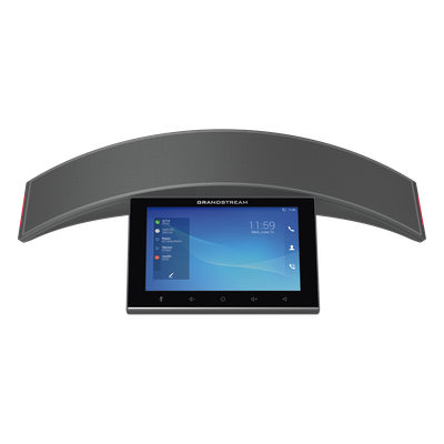 Teléfono - Audioconferencias IP Android 10, 12 líneas SIP con 12 cuentas, pantalla táctil 8\", puertos Gigabit, Wi-Fi, Bluetooth, PoE, codec Opus, IPV4/IPV6 con gestión en la nube GDMS