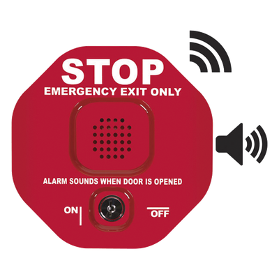 Alarma de puerta multifunción Exit Stopper® inalámbrica