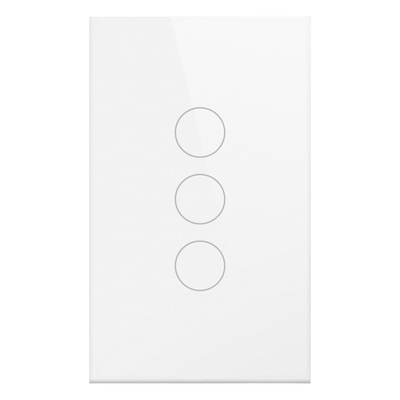 (Wifi) Apagador switch inalámbrico WIFI, control de 3 regresos de carga, 110V