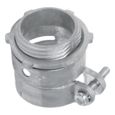 Conector recto para tubo flexible de 1\" (25 mm).