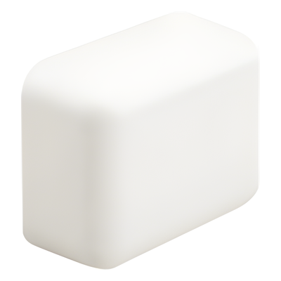 Tapa Final, para uso con canaleta LD3, material ABS, Color Blanco Mate