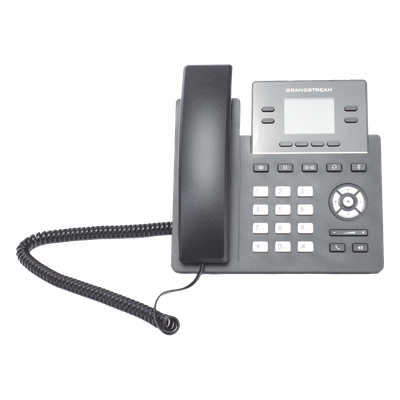 Teléfono IP Grado Operador, 4 líneas SIP con 2 cuentas, puertos Gigabit PoE, pantalla a color 2.4\", codec Opus, IPV4/IPV6 con gestión en la nube GDMS