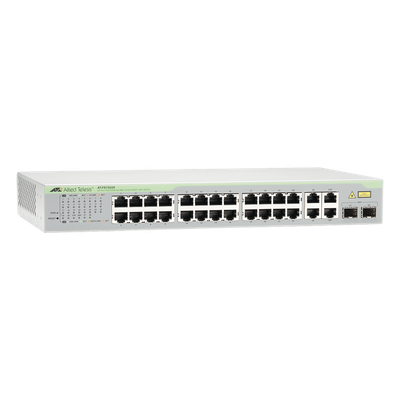 Switch WebSmart de 24 puertos 10/100 Mbps + 2 puertos 10/100/1000 Mbps + 2 SFP Gigabit Combo