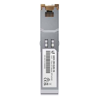 UFiber Módulo de fibra SFP convertidor a cobre RJ45 10/100/1000 Mbps, distancia hasta 100 m