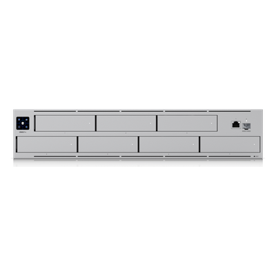 UNAS Pro Servidor NAS 2U Rack con 7 Bahías para HDD/SSD de 2.5/3.5\" para Discos SATA, Puerto 10GbE SFP+ y 1GbE RJ45