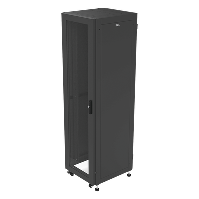 Gabinete para Telecomunicaciones Rack Estándar de 19\", 42UR, 600 mm Ancho x 600 mm Profundidad. Fabricado en Acero, Se envía el Gabinete Armado.