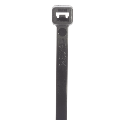 Cincho de Nylon 6.6 StrongHold™, 533mm largo x 7.6mm ancho, Color Negro Exterior, Resistente a Rayos UV, Paquete de 100pz