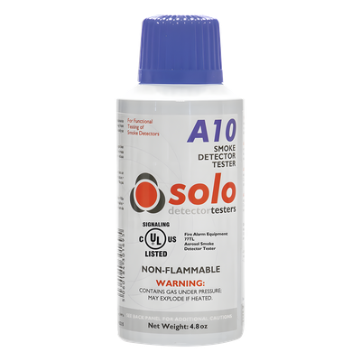 Lata De Humo Sintético En Aerosol Para Prueba De Detectores Puntuales, No Tóxico, No Inflamable, Libre De Silicona, 100%Biodegradable, No Contamina Los Detectores, Uso Manual o En Dispensadores SOL
