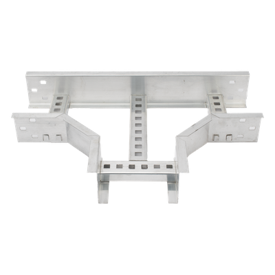 Derivación \"T\" Horizontal de Aluminio Perfil Z / Peralte 3 1/4\" / Ancho 9\"/ Radio 8\" / Incluye Tornillería (CHTHEZ314R8X9AK)