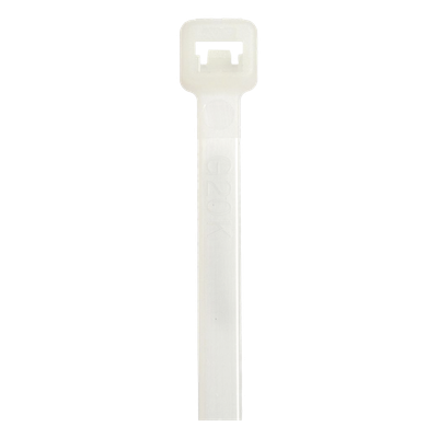 Cincho de Nylon 6.6 StrongHold™, 533mm largo x 7.6mm ancho, Color Natural, Plenum, Paquete de 100pz