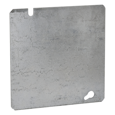 Tapa Cuadrada Ciega de Acero Galvanizado de 4 11/16\".