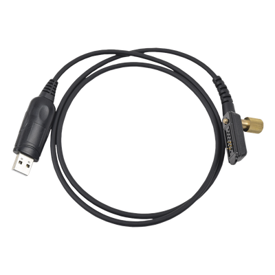 Cable Programador USB / Conector USB-A a Multipin Tipo Peineta / Compatibilidad Windows 98 a 11 / Material PU Negro Profesional / Más de 20 Modelos Icom Serie IC-F