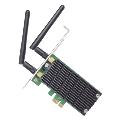 Adaptador PCI inalámbrico doble banda AC 1200 Mbps / Antena de alta ganancia / Tecnología MU-MUMO 2X2 / Soporte de perfil bajo y Altura completa